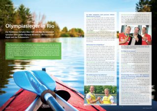 Olympiasieger in Rio: Interview aus dem Mietermagazin der Allbau AG „Mein Zuhause“, 2016